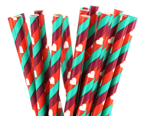 Paper grass with colored waves